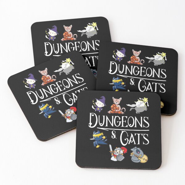 Item preview, Dungeons and Cats Funny Dragon Cat Kitten Lover Kitty Gift designed and sold by PhuongTran909.