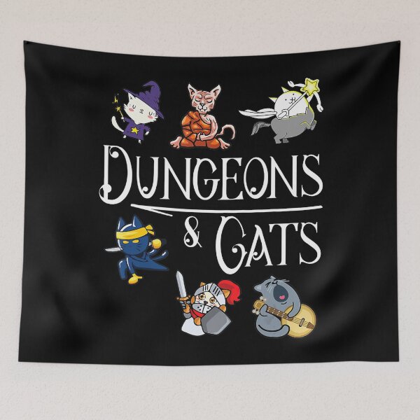 Item preview, Dungeons and Cats Funny Dragon Cat Kitten Lover Kitty Gift designed and sold by PhuongTran909.