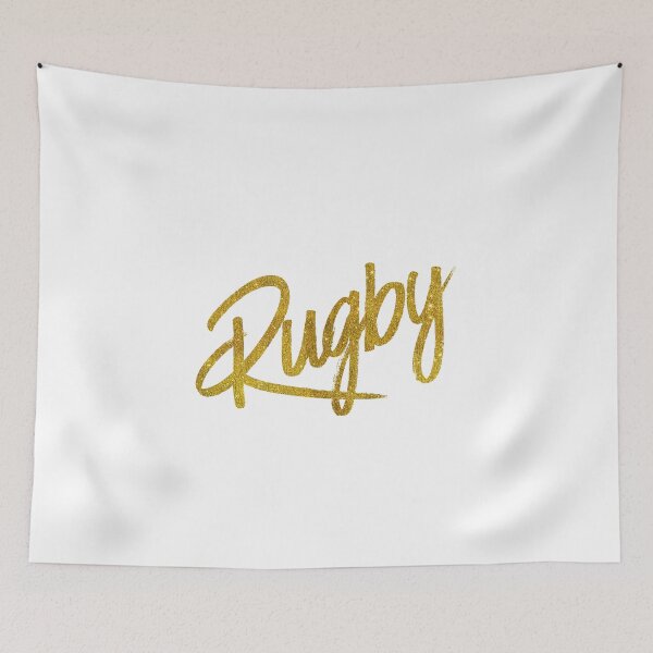 Item preview, Rugby Gold Faux Foil Cita Metálica Glitter designed and sold by SilverSpiral.
