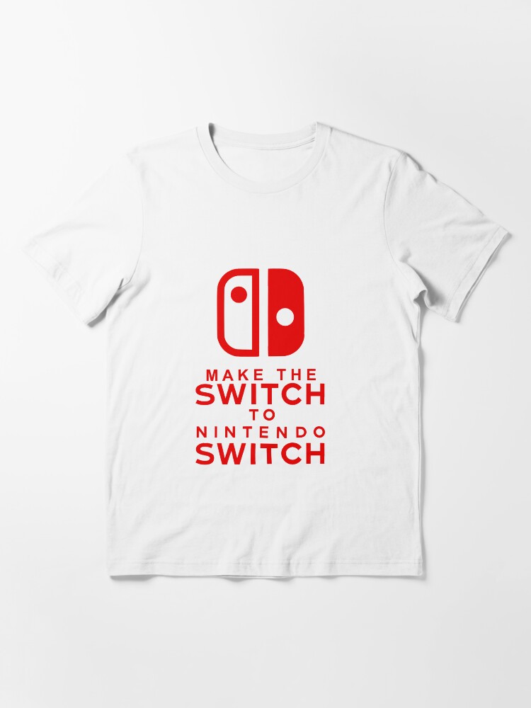 red nintendo switch shirt