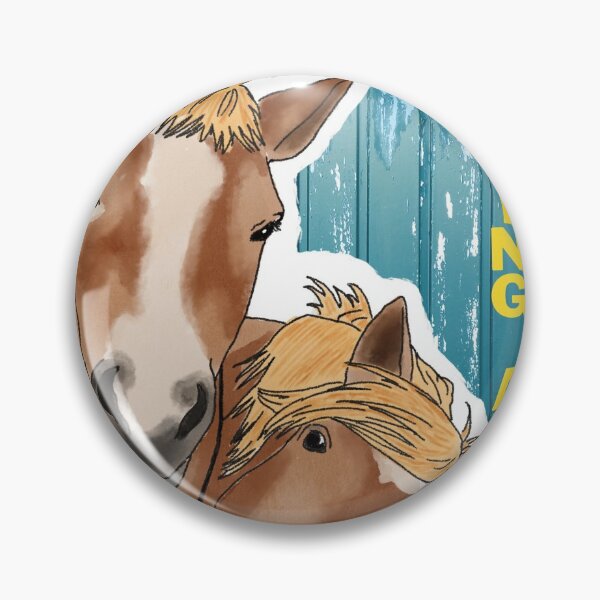 Item preview, Horsing Around - Two Blonde Flaxen Horse Palomino designed and sold by BunnyBizarre.
