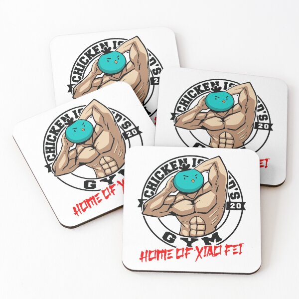 Item preview, xiao fei chicken is strong gym art   designed and sold by ElliottRobinson.