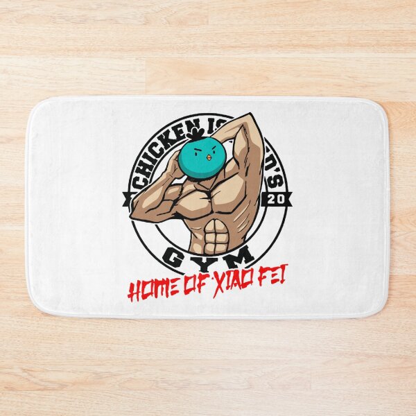 Item preview, xiao fei chicken is strong gym art   designed and sold by ElliottRobinson.
