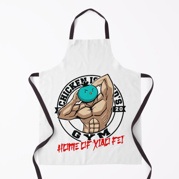 Item preview, xiao fei chicken is strong gym art   designed and sold by ElliottRobinson.