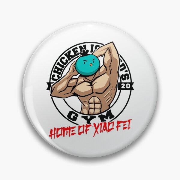 Item preview, xiao fei chicken is strong gym art   designed and sold by ElliottRobinson.