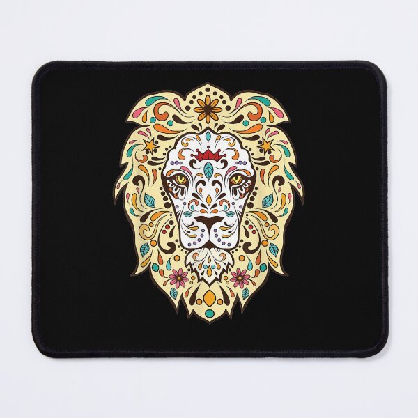Item preview,  Mexican Sugar Skull Muertos Lion designed and sold by paudels.