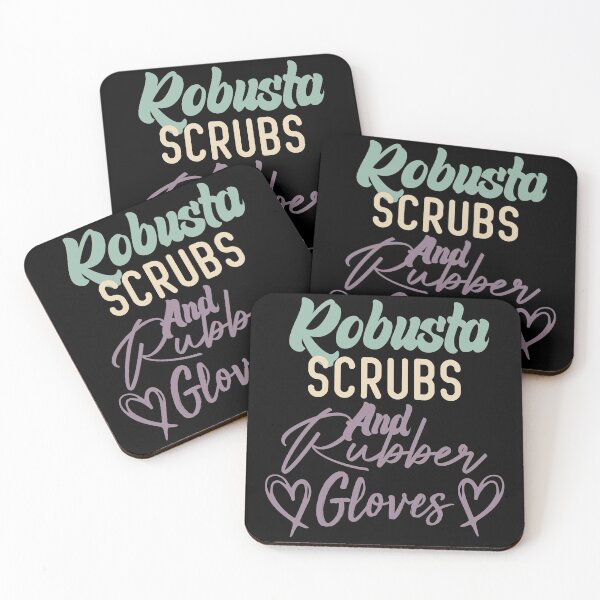 Item preview, Robusta Scrubs And Rubber Gloves Nurse Gift designed and sold by medbdj.