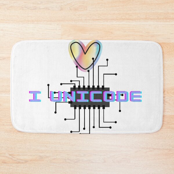 Item preview, I love unicode geeks designed and sold by jessypaul027.