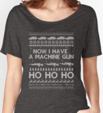 NOW I HAVE A MACHINE GUN - DIE HARD Women's Relaxed Fit T-Shirt