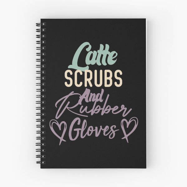 Item preview, Latte Scrubs And Rubber Gloves Nurse Gift designed and sold by medbdj.