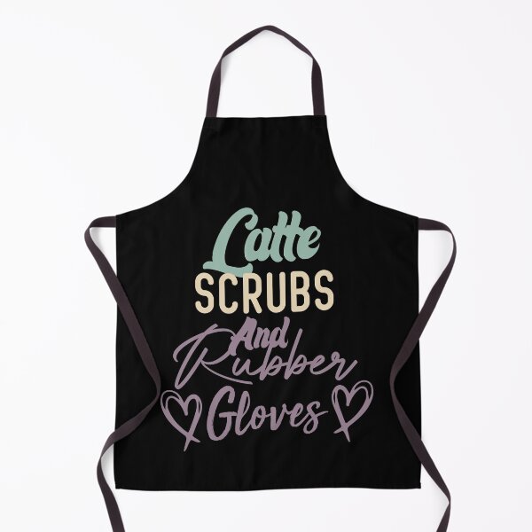 Item preview, Latte Scrubs And Rubber Gloves Nurse Gift designed and sold by medbdj.