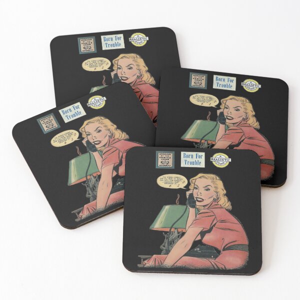 Item preview, Blonde Woman On Phone Vintage Romance Comic Book And Romance Slogan  designed and sold by TrulyEpoque.