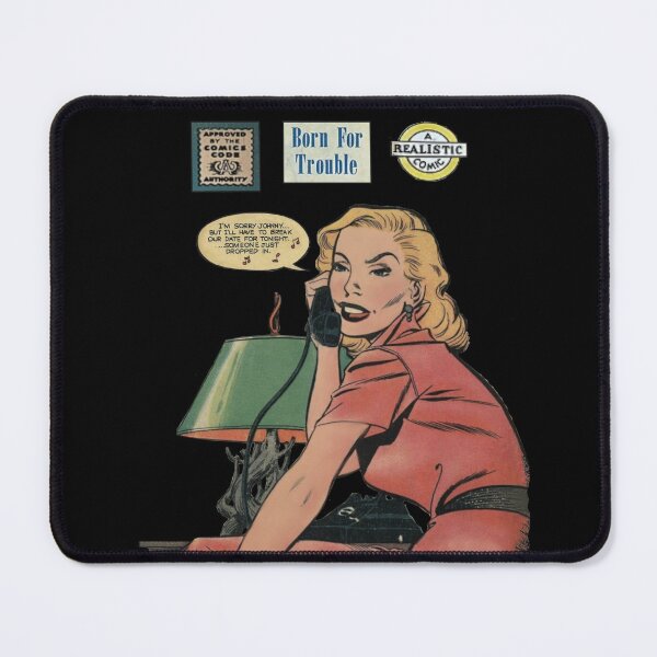 Item preview, Blonde Woman On Phone Vintage Romance Comic Book And Romance Slogan designed and sold by TrulyEpoque.