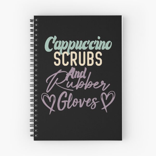 Item preview, Cappuccino Scrubs And Rubber Gloves Nurse Gift designed and sold by medbdj.