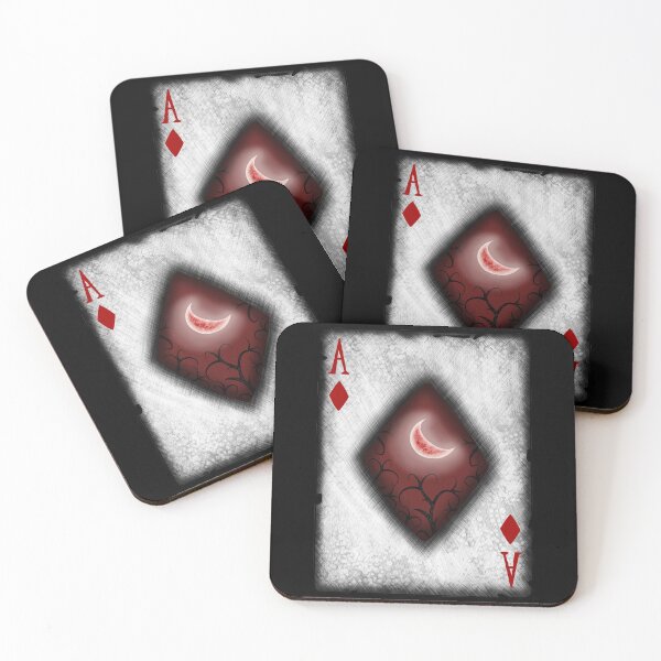 Item preview, Ace of Diamonds with Moon designed and sold by DeneboArt.