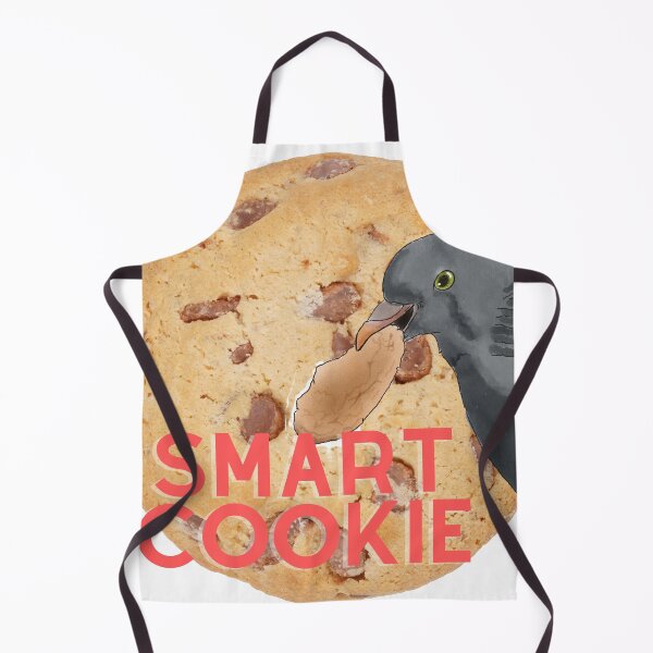 Item preview, Smart Cookie - Pigeon with Chocolate Chip Cookie designed and sold by BunnyBizarre.
