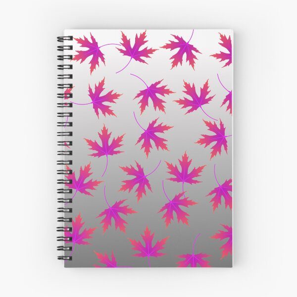 Item preview,  PATTERN FALLING - AUTUMN PINK COLORED MAPLE LEAF designed and sold by samArtline.