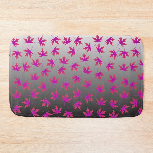 Item preview,  PATTERN FALLING - AUTUMN PINK COLORED MAPLE LEAF designed and sold by samArtline.
