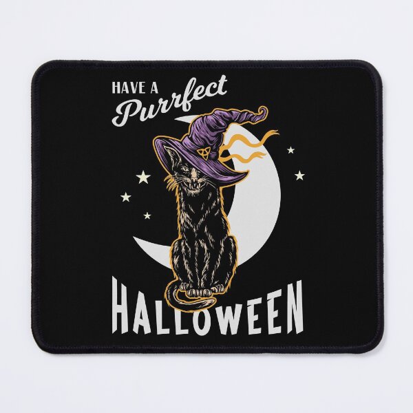 Item preview, HAVE A PURFECT HALLOWEEN. BLACK CAT WITCH. designed and sold by UNITEES21.
