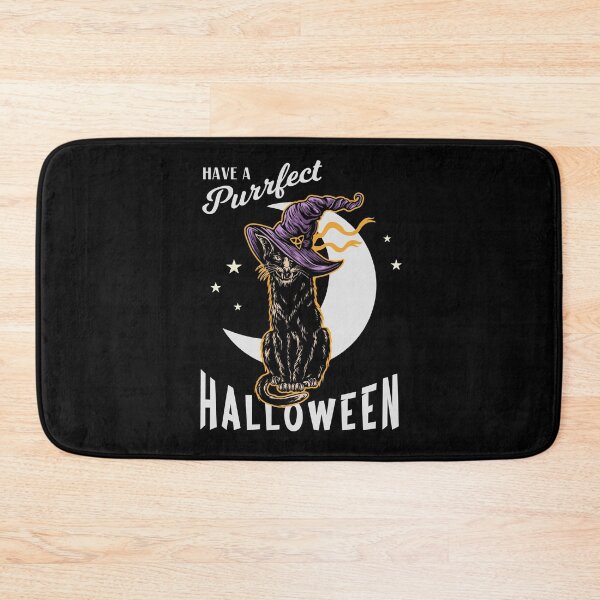 Item preview, HAVE A PURFECT HALLOWEEN. BLACK CAT WITCH. designed and sold by UNITEES21.