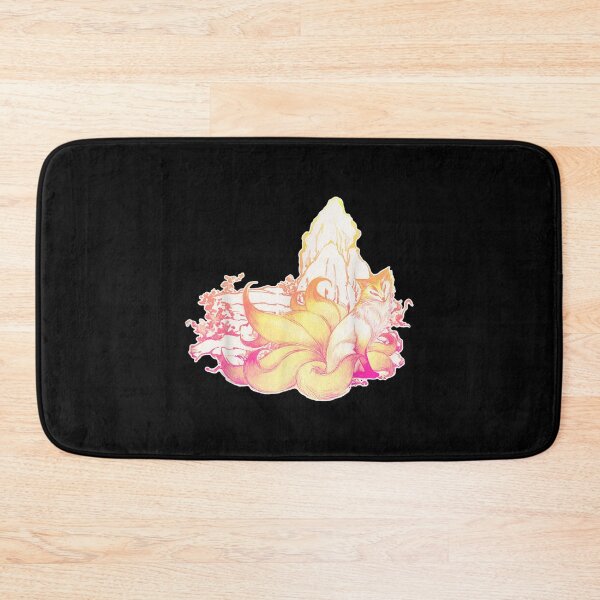 Item preview,  Nine Tailed Fox Traditional Japanese Painting Style Hot Pink designed and sold by paudels.