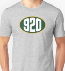 Green Bay 920 Area Code Unisex T-Shirt