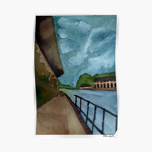Les berges de Metz Poster