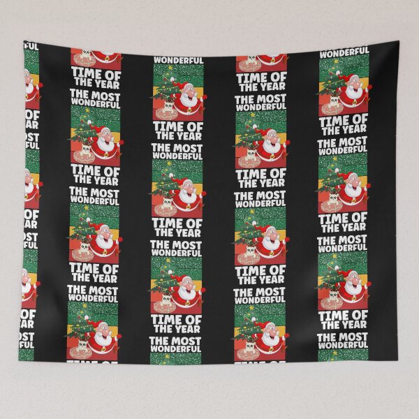 Item preview, THE MOST WONDERFUL TIME OF THE YEAR, SANTA CLAUS IS COMING, SANTA GIFT, MERRY XMAS, designed and sold by R B Chrystal.