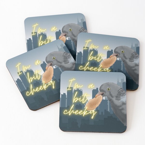 Item preview, Cheeky Pigeon - I Am a Bit Cheeky - City Bird designed and sold by BunnyBizarre.