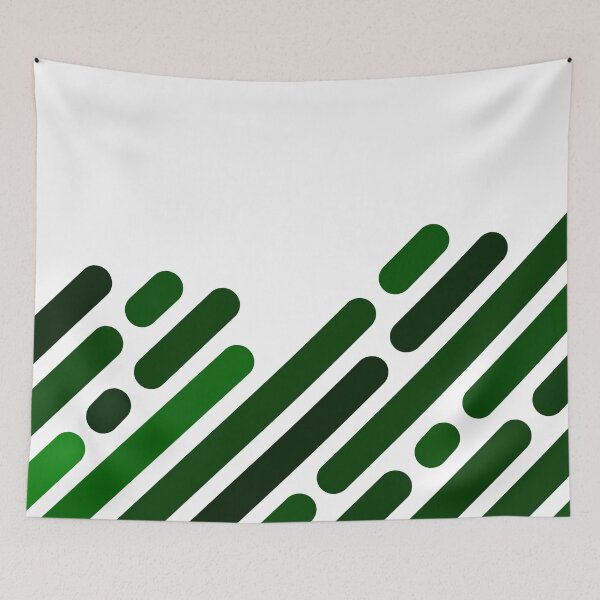 Item preview, Green & White Dynamic Lines Elements designed and sold by artistium.