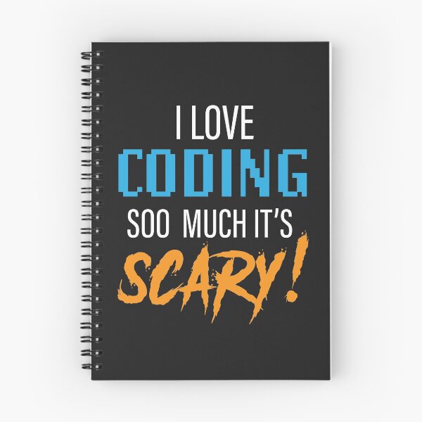 Item preview, I Love coding soo much it's scary! designed and sold by Code  Monkeys.