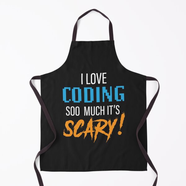 Item preview, I Love coding soo much it's scary! designed and sold by Code  Monkeys.