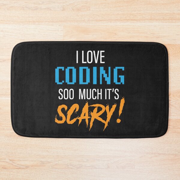 Item preview, I Love coding soo much it's scary! designed and sold by Code  Monkeys.