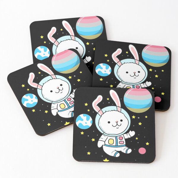 Item preview, Bunny In Space Genderflux Pride  designed and sold by Perplex927.