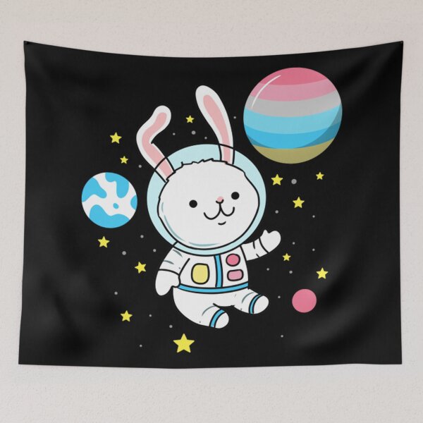 Item preview, Bunny In Space Genderflux Pride  designed and sold by Perplex927.
