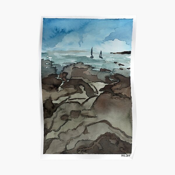 Plage Bretonne (2) Poster