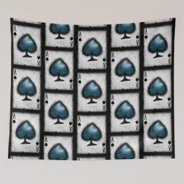 Item preview, Ace of Spades with Moon designed and sold by DeneboArt.