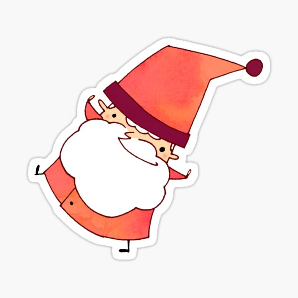 Happy Little Santa (#06) Sticker