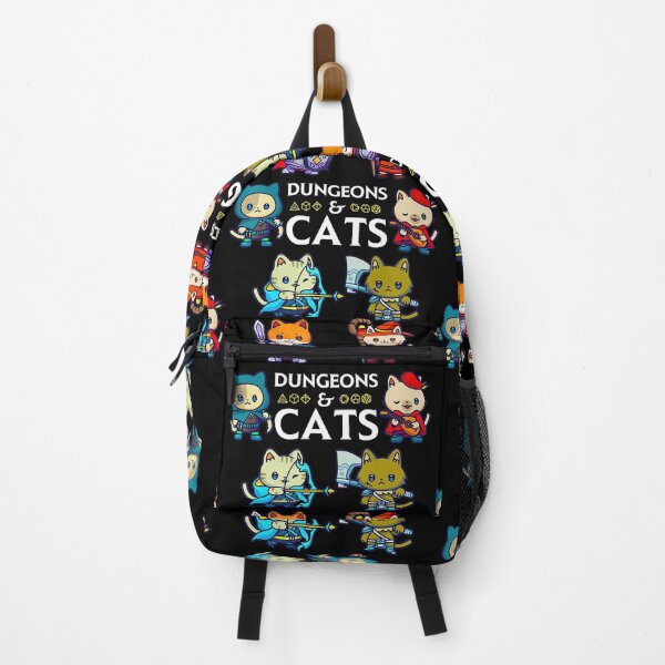 Item preview, Dungeons and Cats RPG D20 Dice Nerdy Fantasy Gamer Cat Gift designed and sold by PhuongTran909.