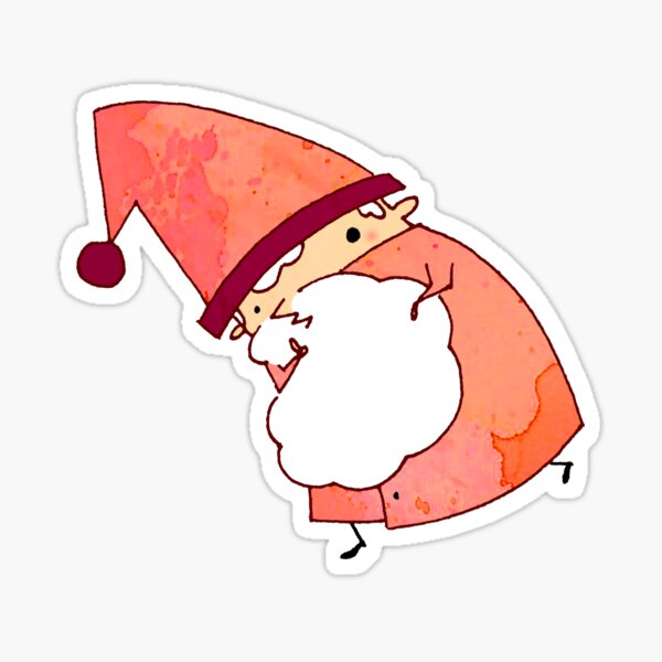Happy Little Santa (#09) Sticker