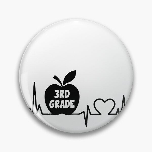Item preview, 3RD GRADE HEARTBEAT BLACK designed and sold by bestteez.