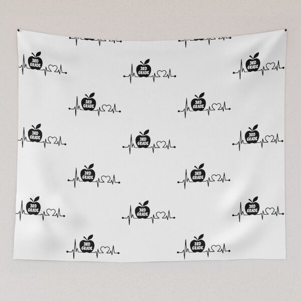 Item preview, 3RD GRADE HEARTBEAT BLACK designed and sold by bestteez.