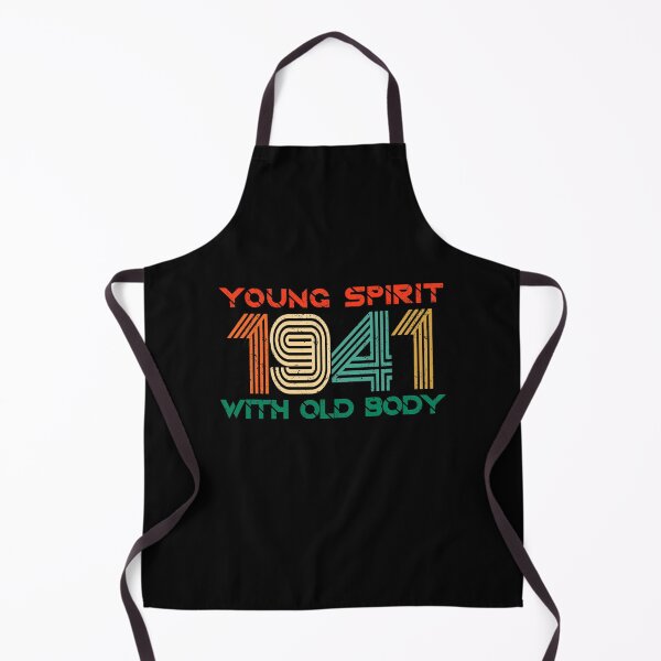 Item preview, 80th Birthday, Young Spirit with Old Body Shirt, Vintage 1941 Shirt, 80th Birthday Gift for Women designed and sold by VibesTraining.