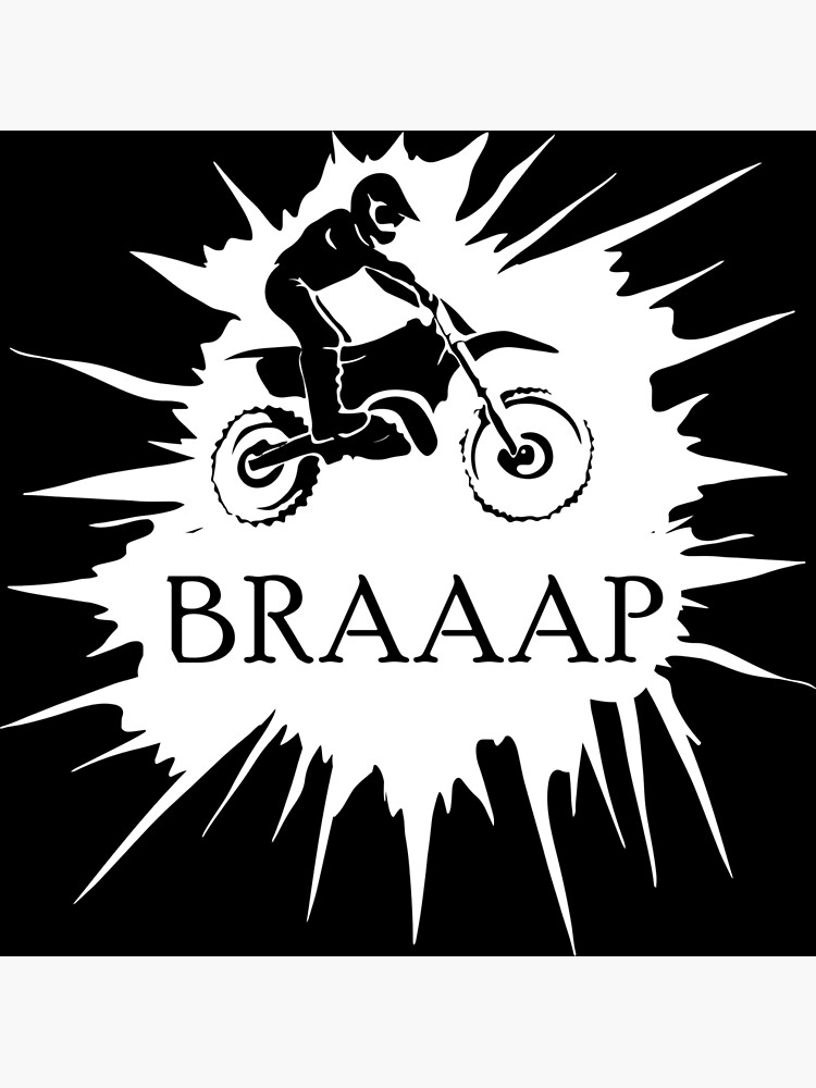 "BRAAP Splash" Poster by darkshiness Redbubble