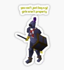 Runescape - You Can't Just Buy A GF Sticker