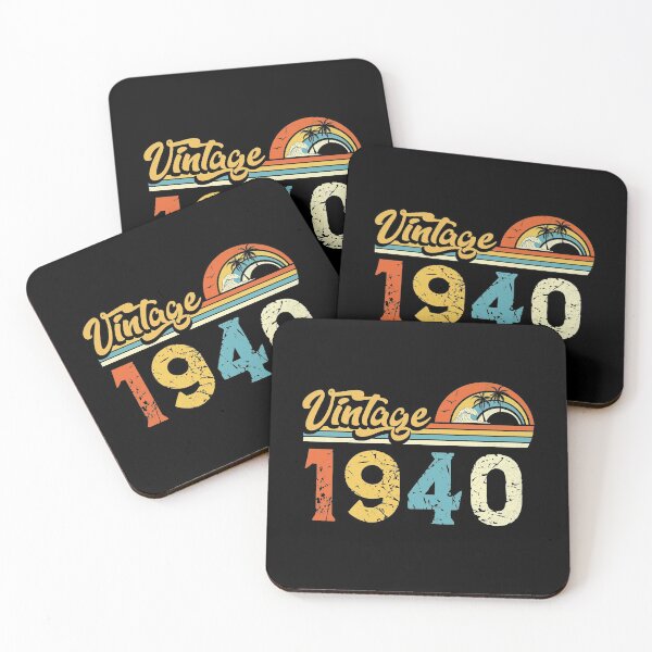 Item preview, Vintage Born in 1940 81st Birthday Gift for Men Women designed and sold by VibesTraining.