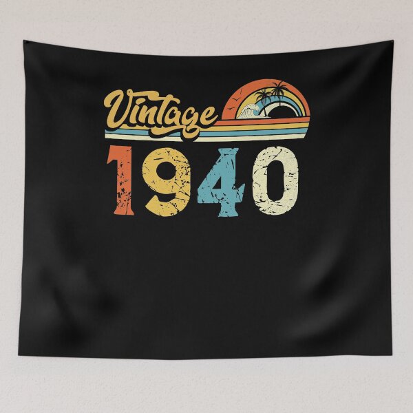 Item preview, Vintage Born in 1940 81st Birthday Gift for Men Women designed and sold by VibesTraining.