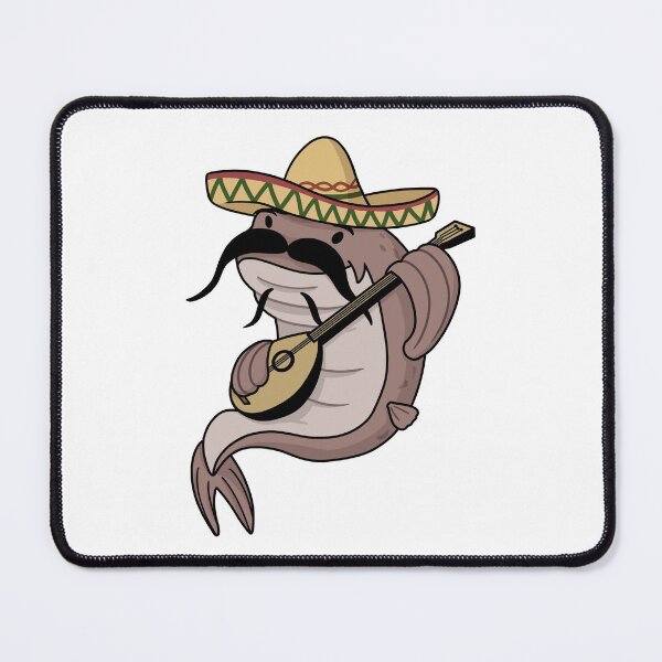 Item preview, Mexican Catfish funny cartoon designed and sold by Ashleysnook.