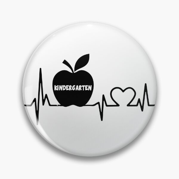 Item preview, KINDERGARTEN HEARTBEAT BLACK designed and sold by bestteez.