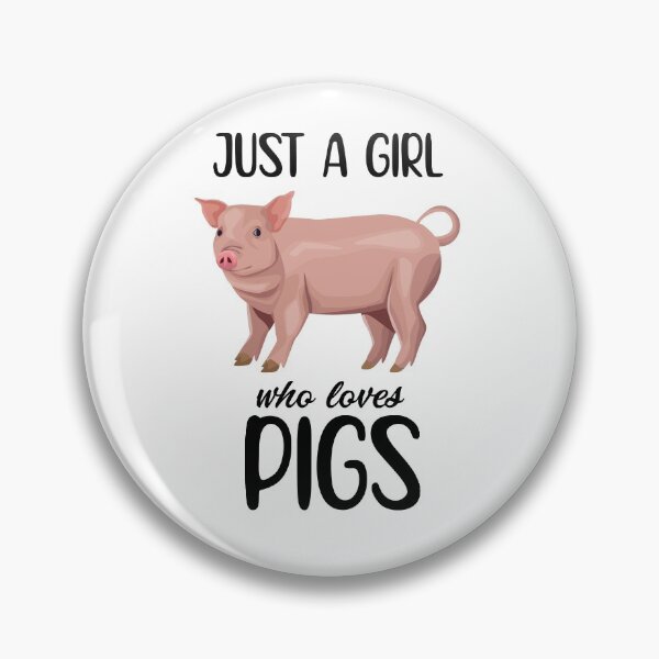 Item preview, Just A Girl Who Loves Pigs designed and sold by officialfanclub.